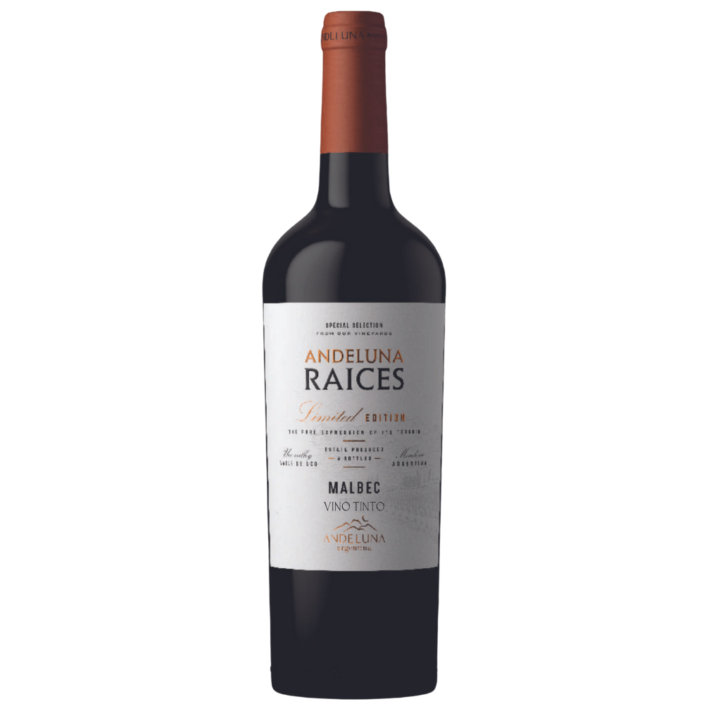Andeluna Malbec Raices Limited Edition 750 ml.