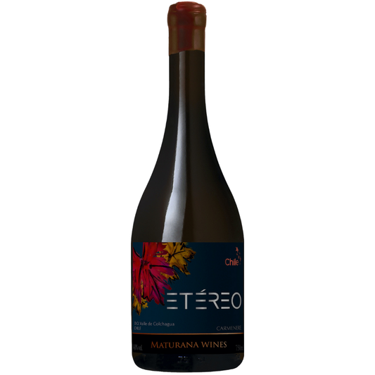 Maturana Carmenere Etereo (50% Andes, 50% Costa)	750 ml.
